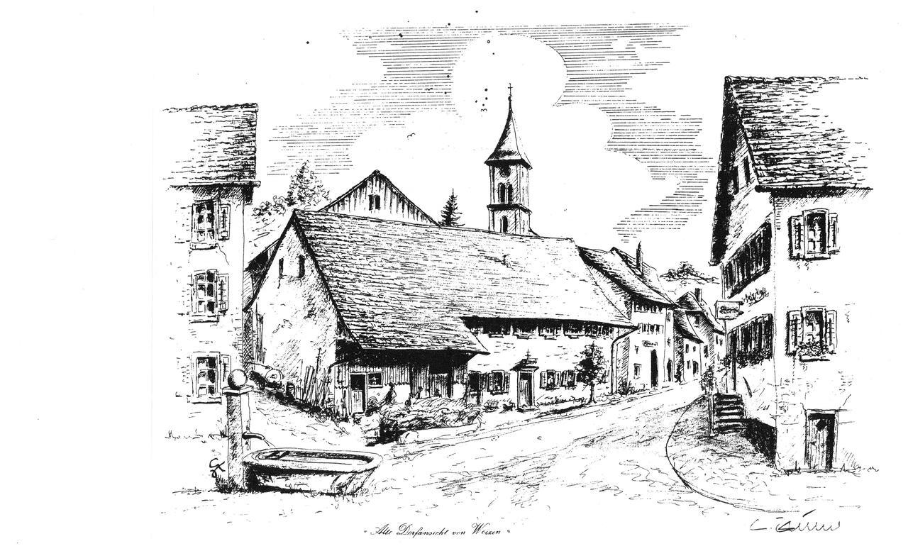Gasthaus-Pension Zum Kreuz Штюлінген Екстер'єр фото